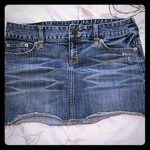 American Eagle Outfitters denim mini skirt